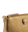 Bvlgari Gold Leather Serpenti Forever Clutch Bag