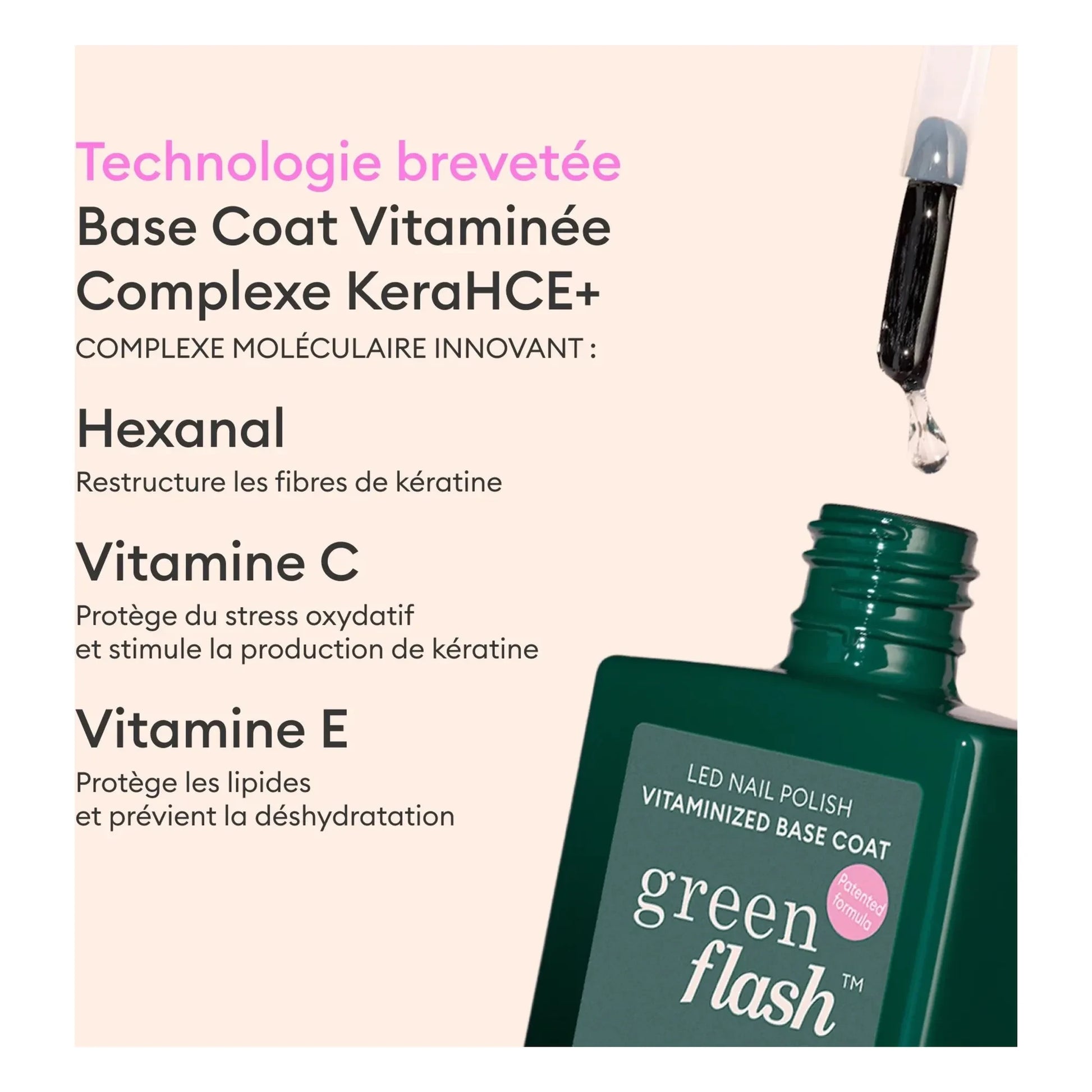 Manucurist - Green Flash vitaminized base coat - 15 ml