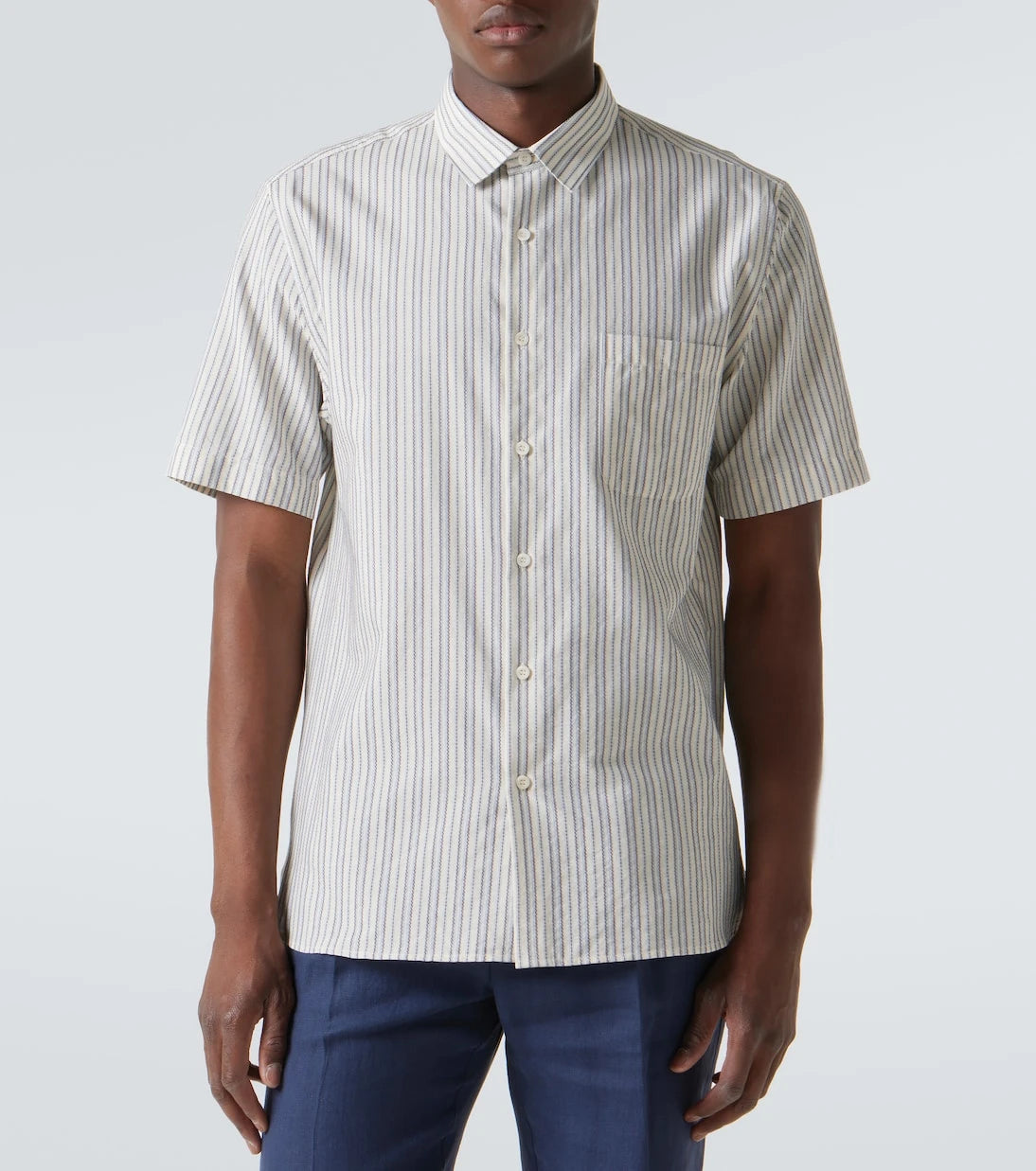 Sunspel - Striped cotton shirt