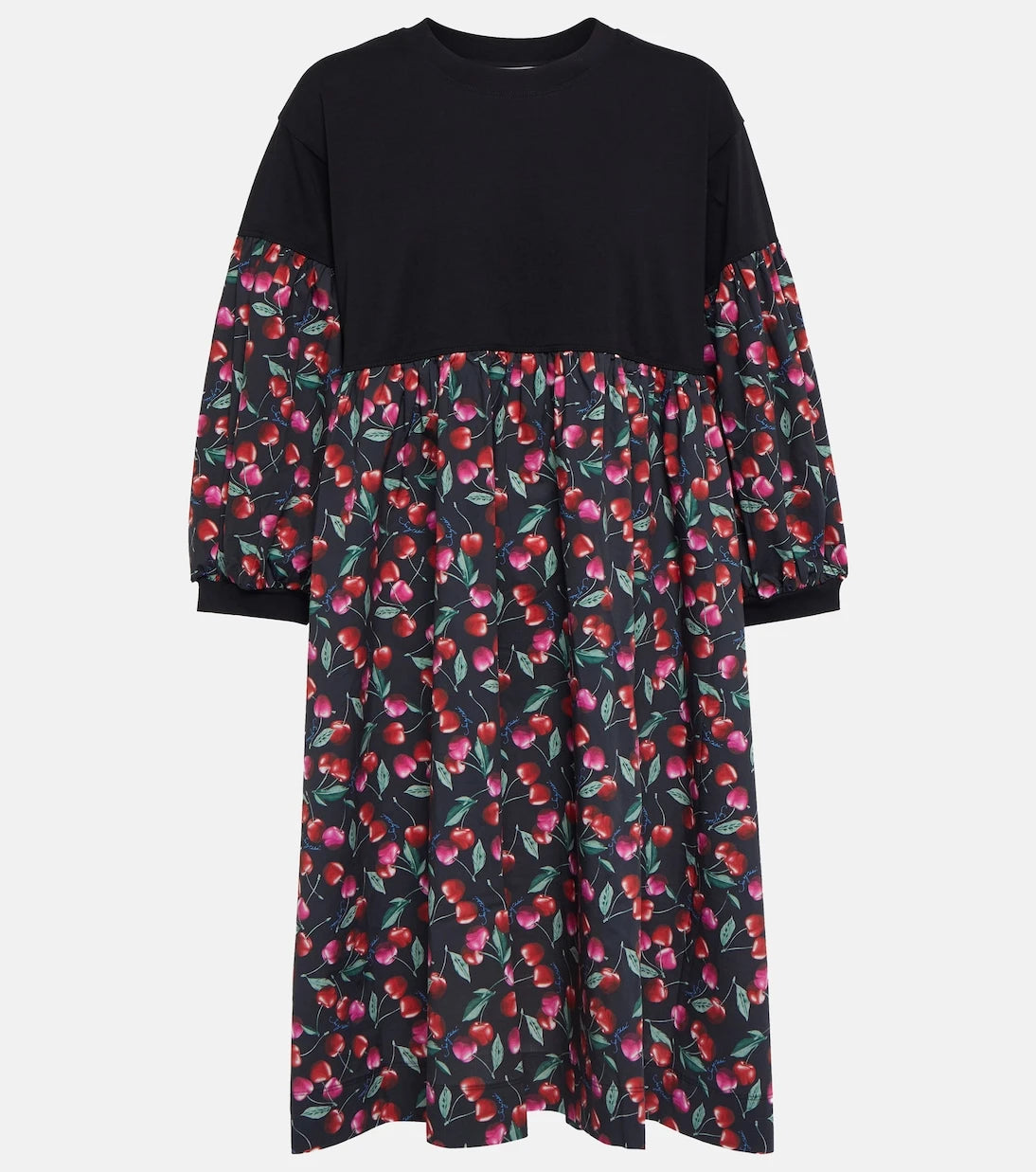 See By Chloé - فستان قصير من القطن المطبوع