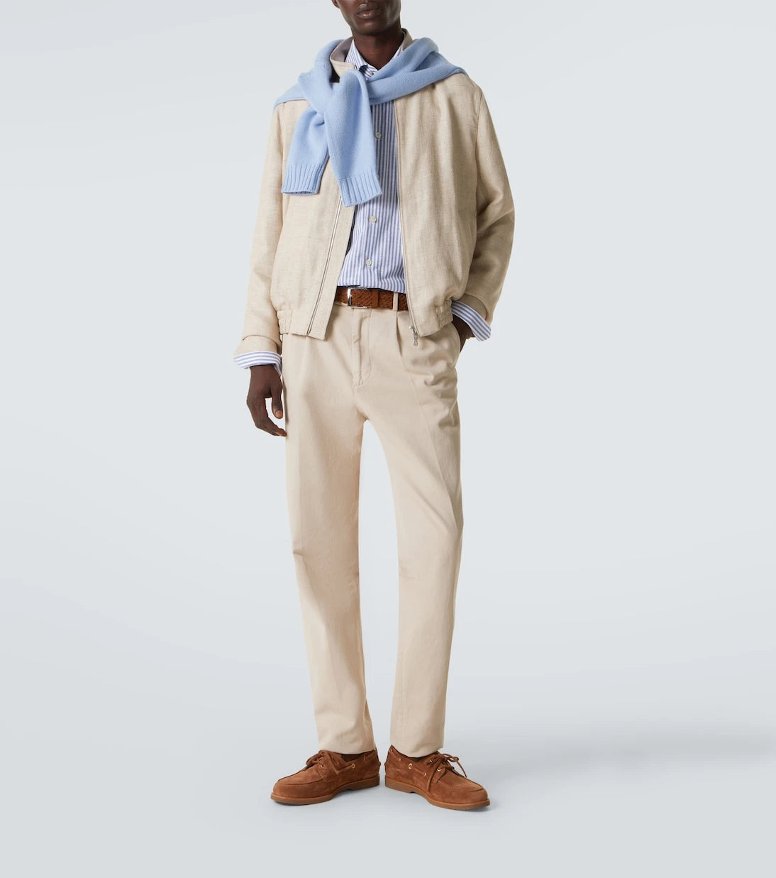 Kiton - Striped cotton shirt