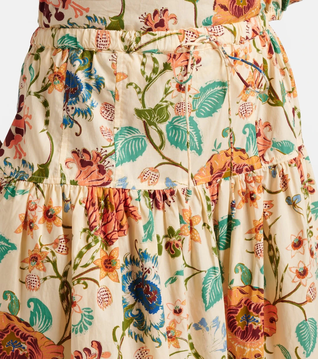 Ulla Johnson - Theodora floral cotton midi skirt