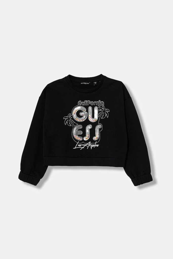 Çocuk Pamuklu Sweatshirt Guess