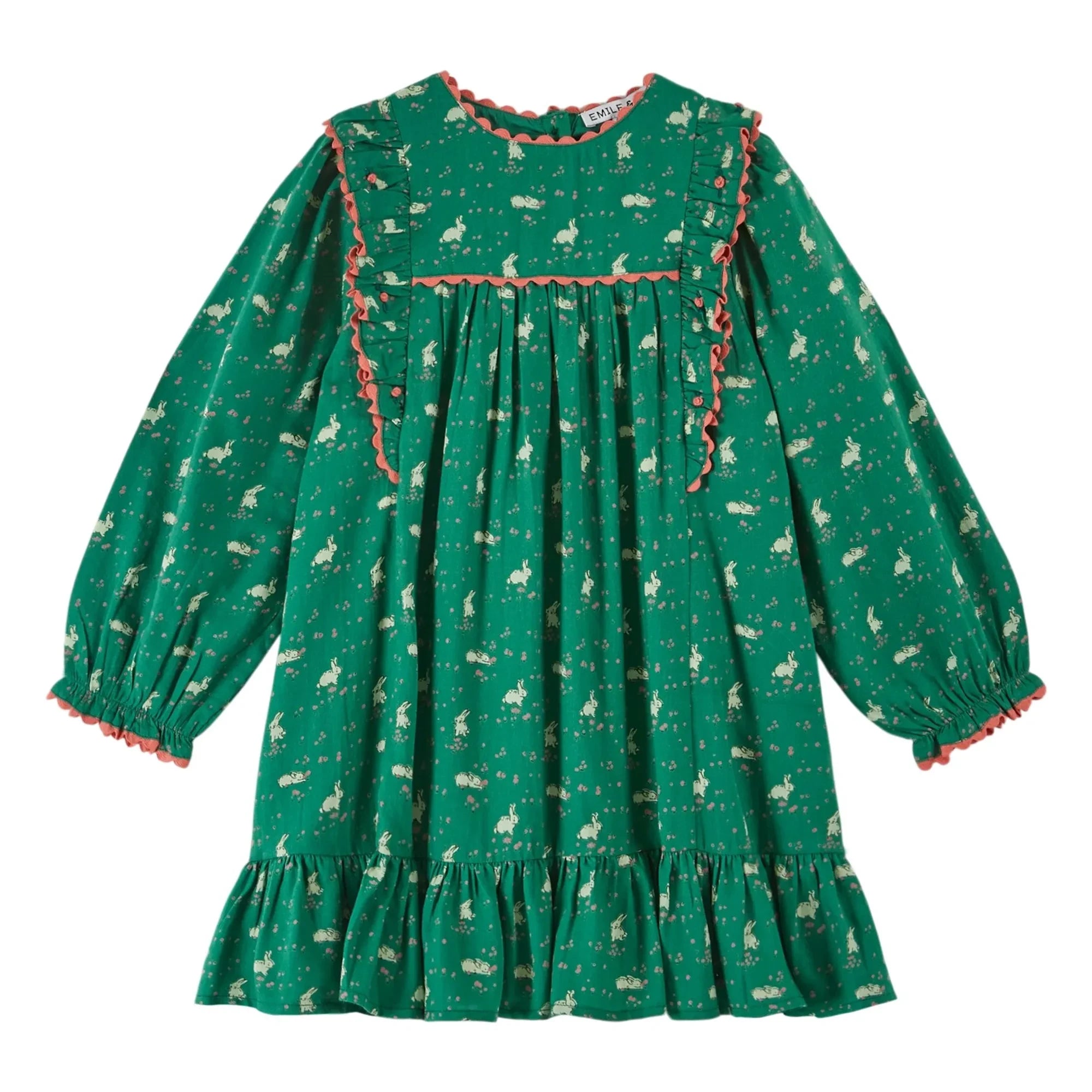 Emile et Ida - Lapinou dress | Green