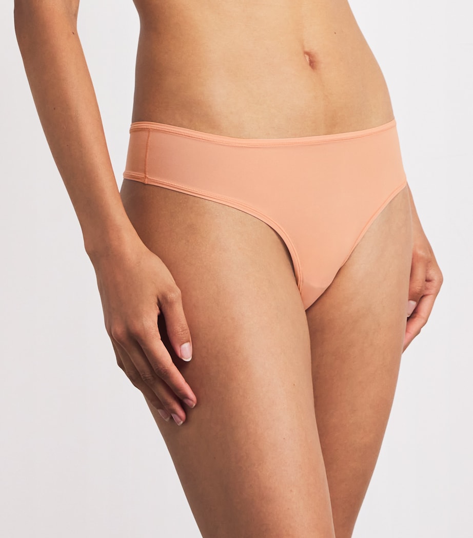 Skims Orange Fits Everybody Cheeky Thong