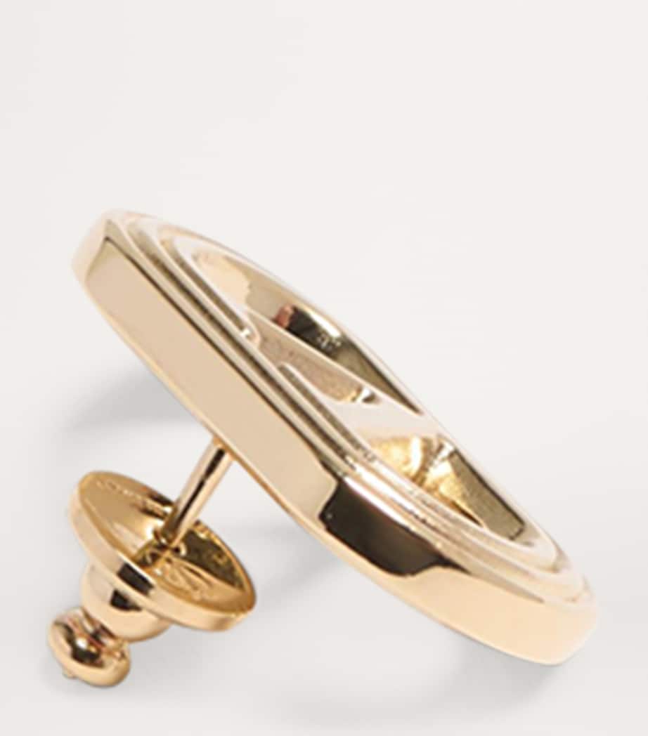 Valentino Garavani Ovalette VLogo Stud Earrings