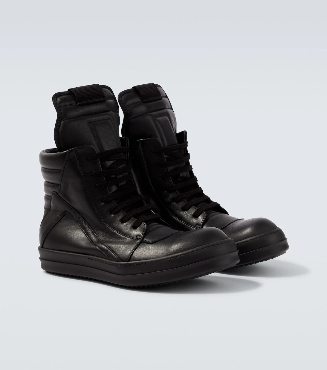 Rick Owens - Geobasket leather high-top sneakers