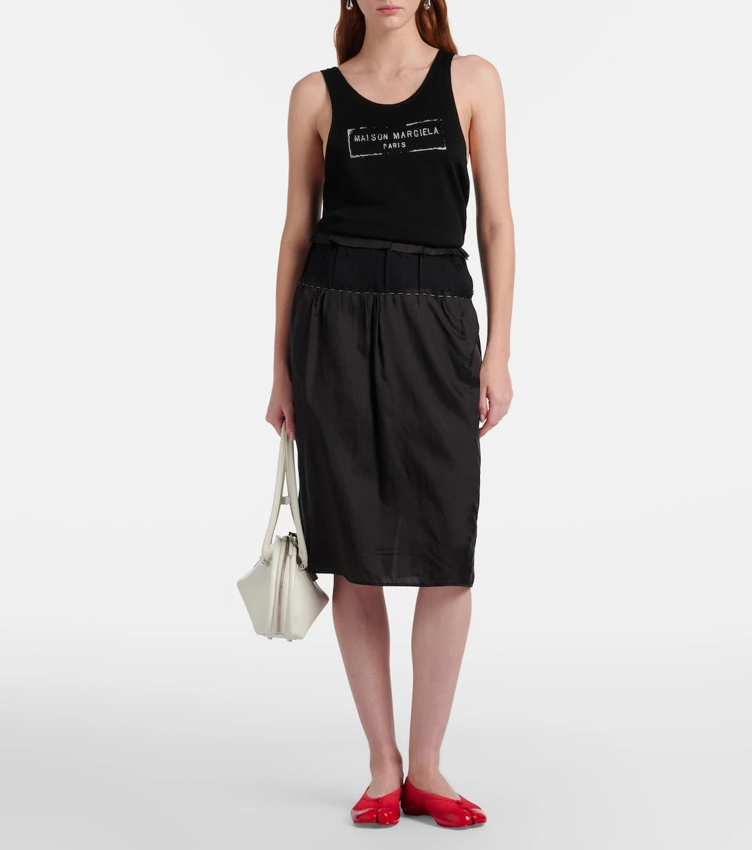 Maison Margiela - Tabi patent leather ballet flats