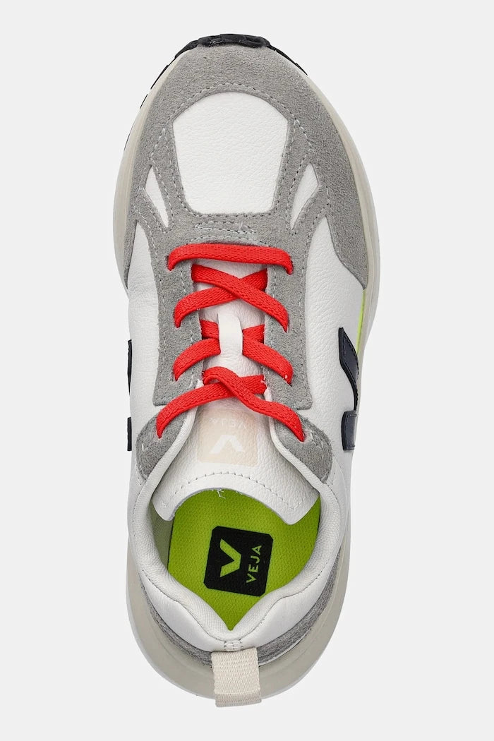 Детски кожени маратонки Veja Small Canary Light