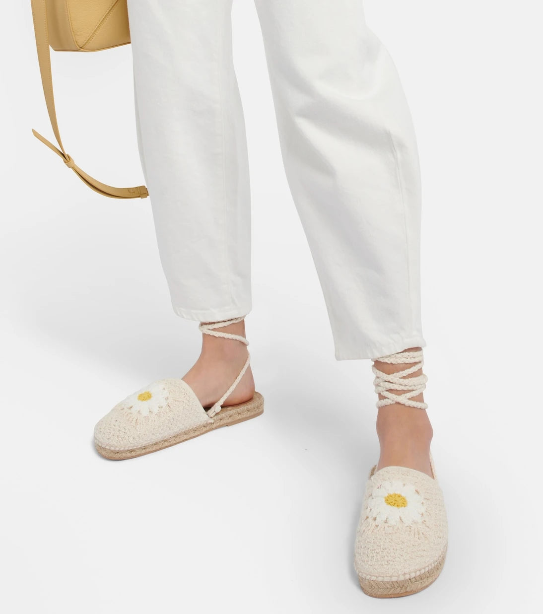 Alanui - Daisy crochet espadrilles