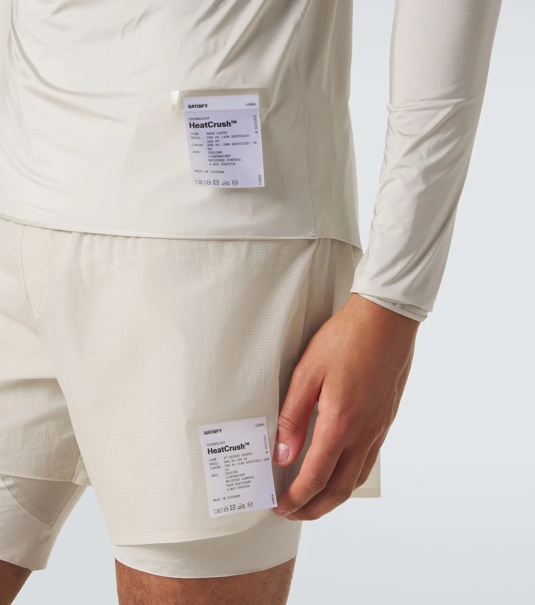Satisfy - Heatcrush 8 Desert running shorts