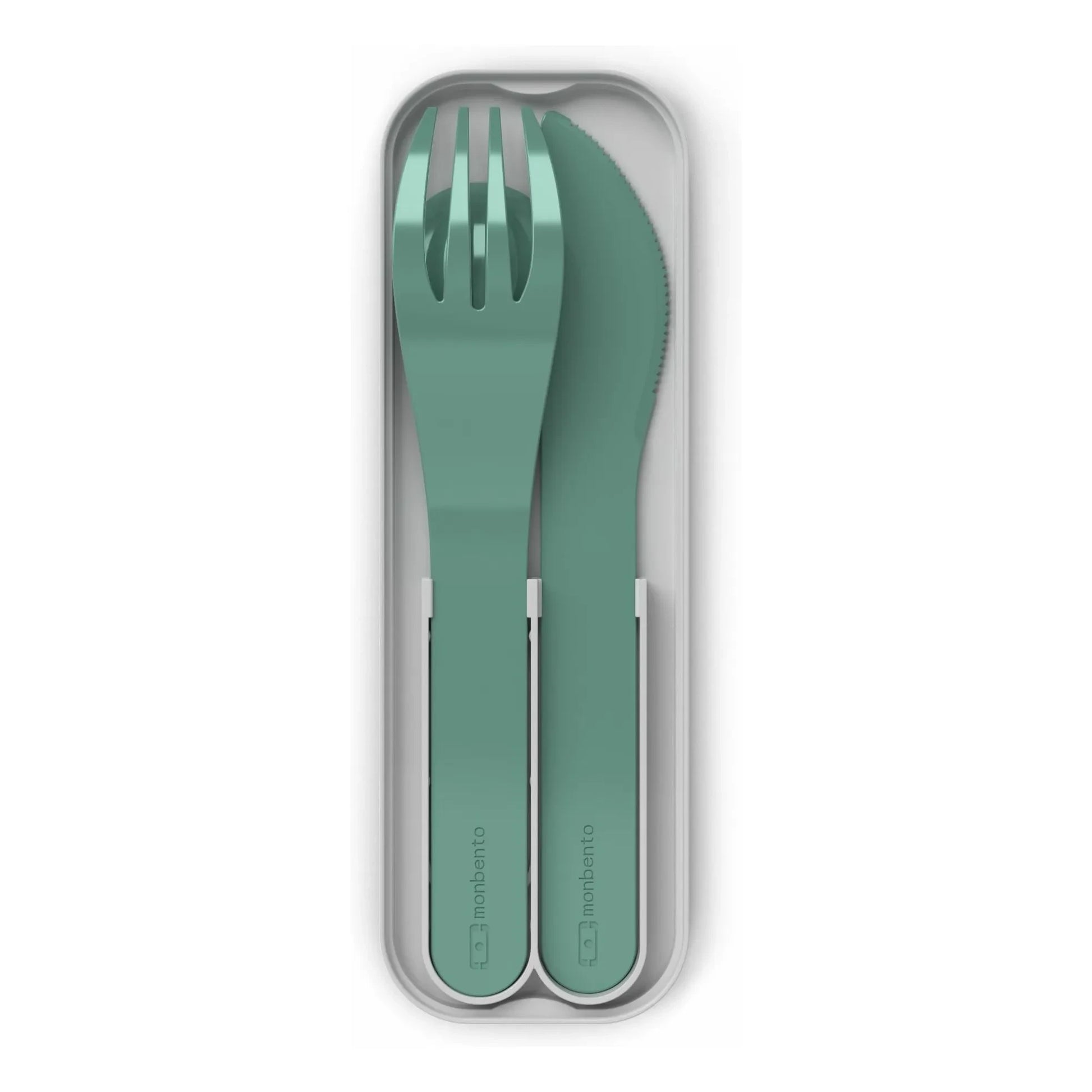 Monbento - MB Pocket Color biodegradable cutlery | Forest Green