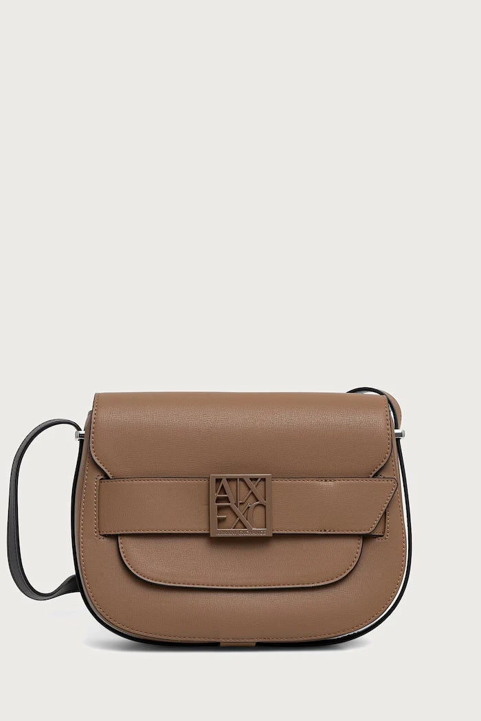 Armani Exchange kadın suni deri crossbody çanta