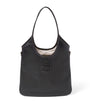 Black Leather Ivy Tote Bag