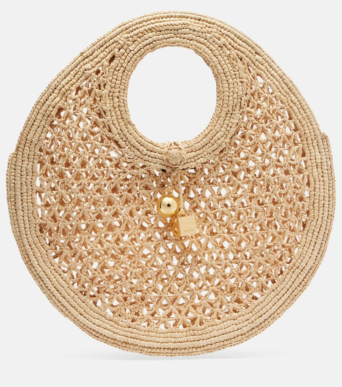Jacquemus - Spiaggia Small raffia basket bag