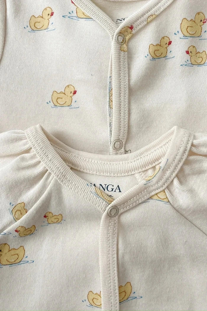 Fanga Fontana bebek tulumu çocuklar için pamuklu BELLO DUE ONESIE OCS