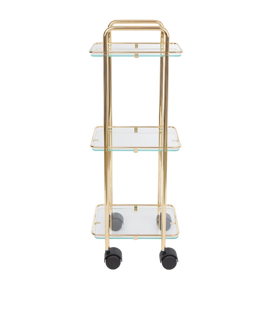 Square Gold-Plated Trolley