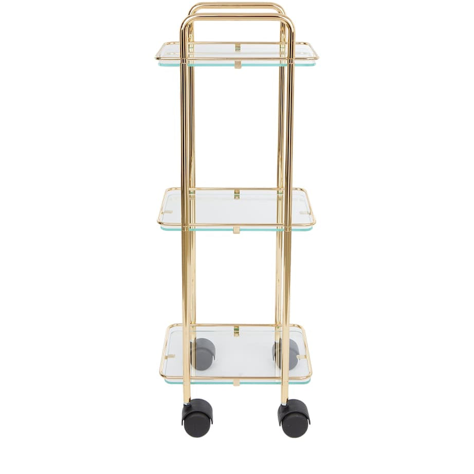 Square Gold-Plated Trolley