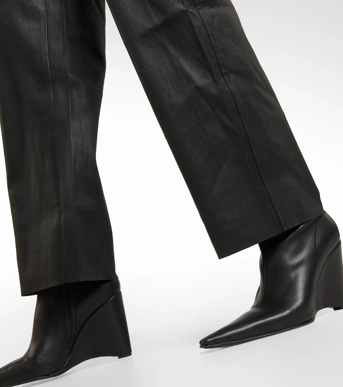 Stouls - Axel leather cargo pants