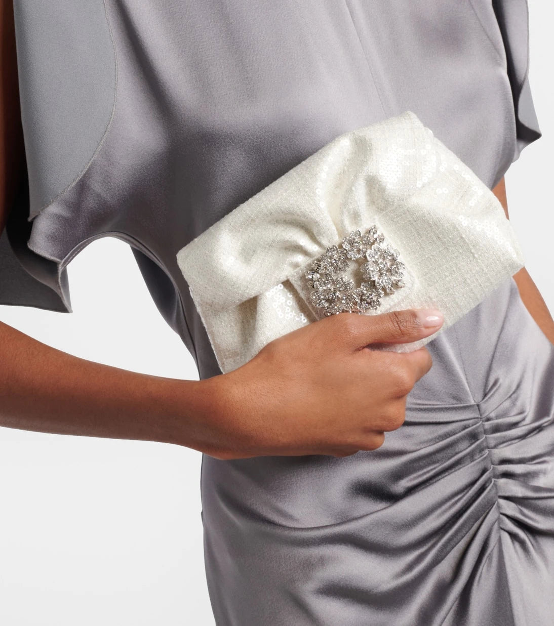 Roger Vivier - Efflorescence Micro sequined clutch