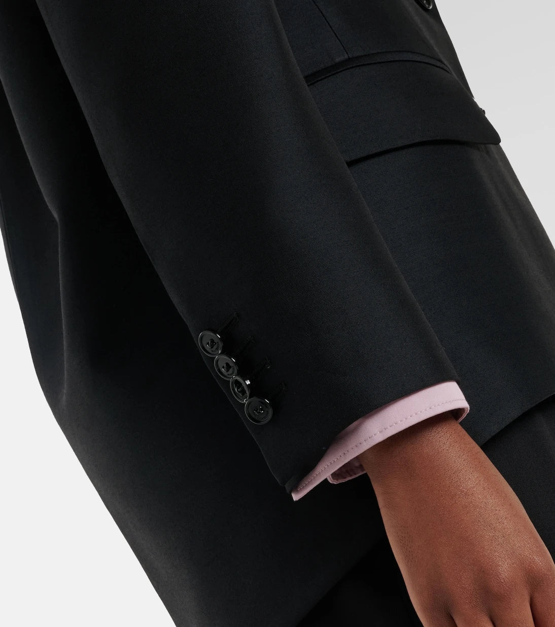 Balenciaga - Wool and silk blazer