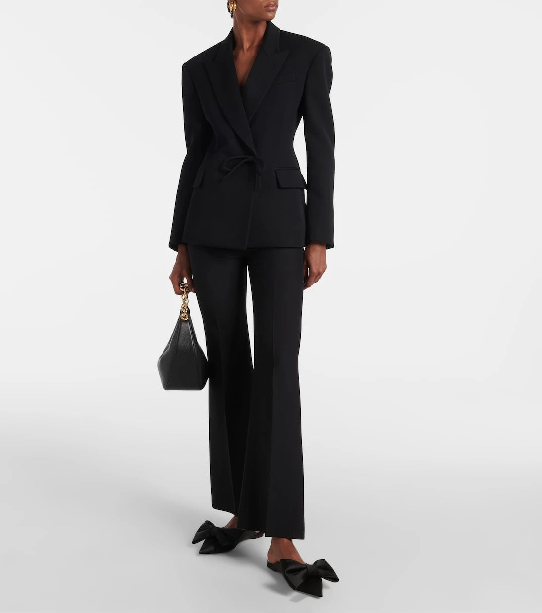 Valentino Garavani - Un Château Bow satin mules