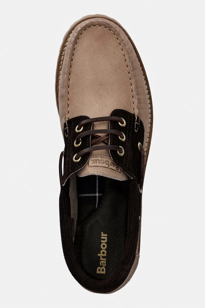 Barbour мъжки мокасини от кожа Deck