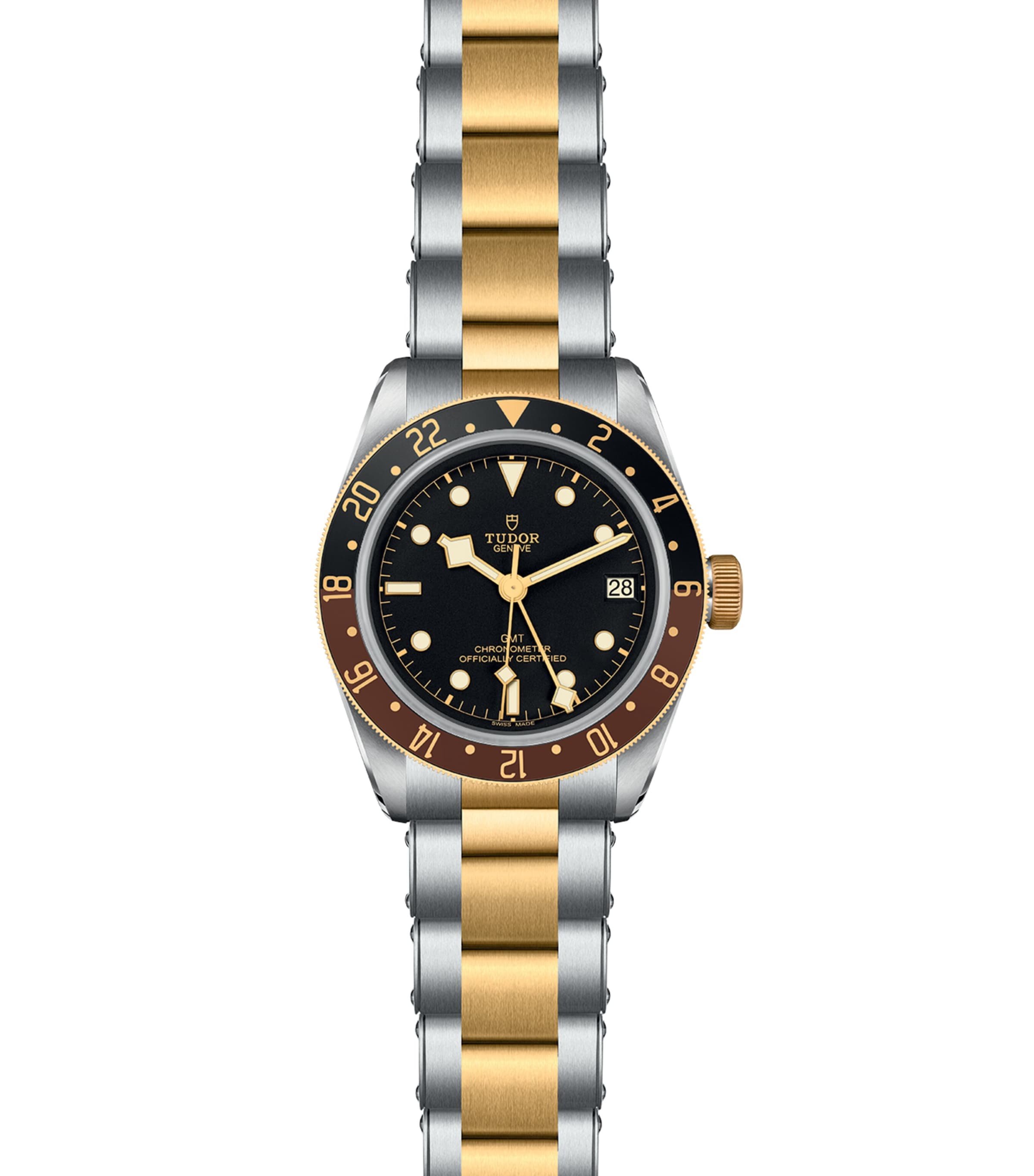 Black Bay GMT Stainless Steel and Yellow Gold Watch 41mm