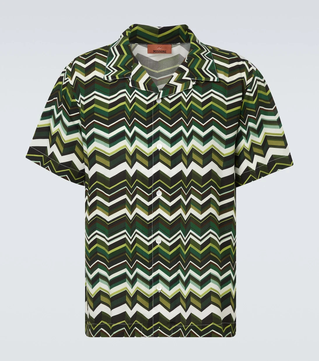 Missoni - Zigzag bowling shirt