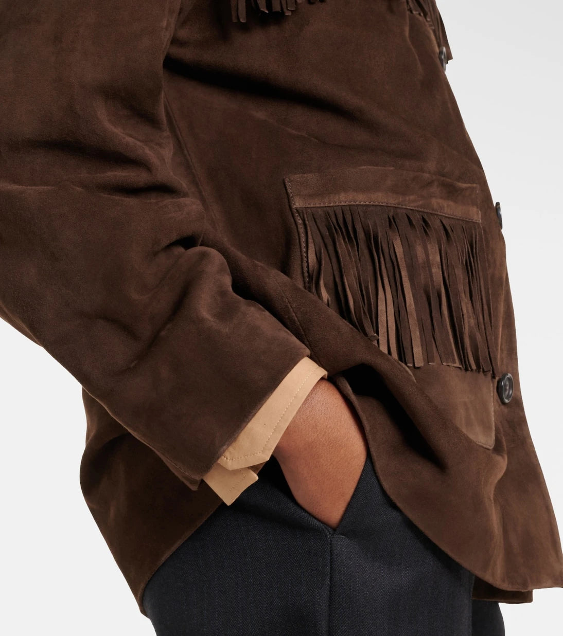 Nili Lotan - Foudre fringed suede jacket