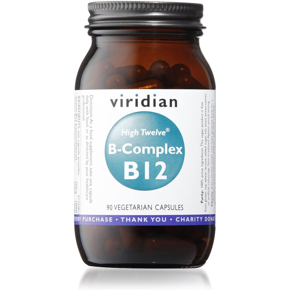High Twelve Vitamin B12 With B-Complex Supplement (90 Capsules)