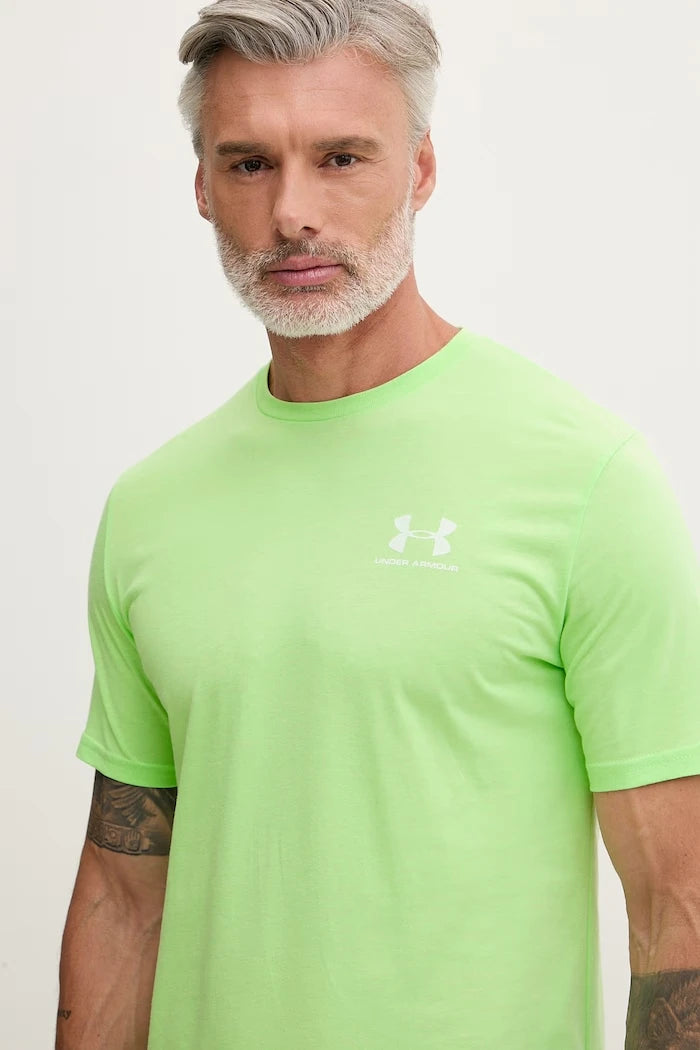 Under Armour erkek pamuklu antrenman tişörtü SPORTSTYLE LEFT CHEST