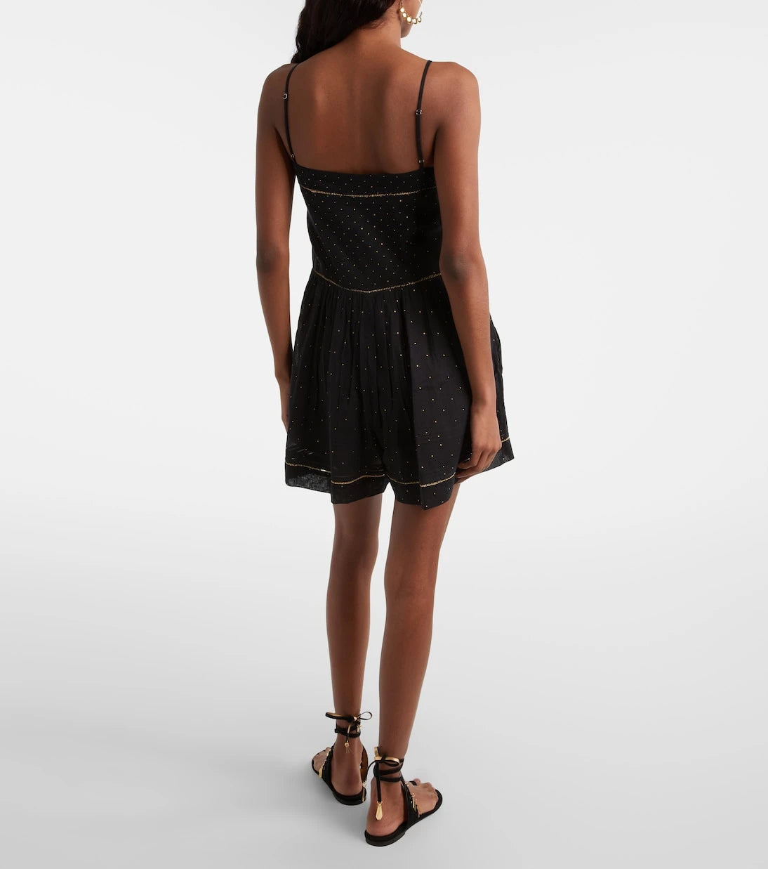 Marant Etoile - Vickie polka-dot cotton romper