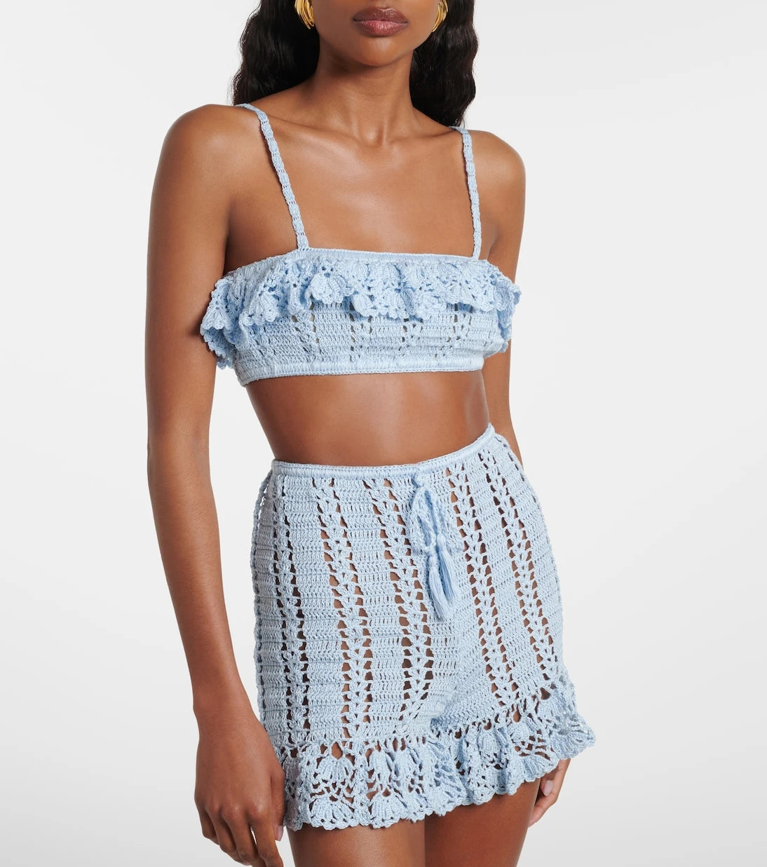 Anna Kosturova - Crochet cotton bra top