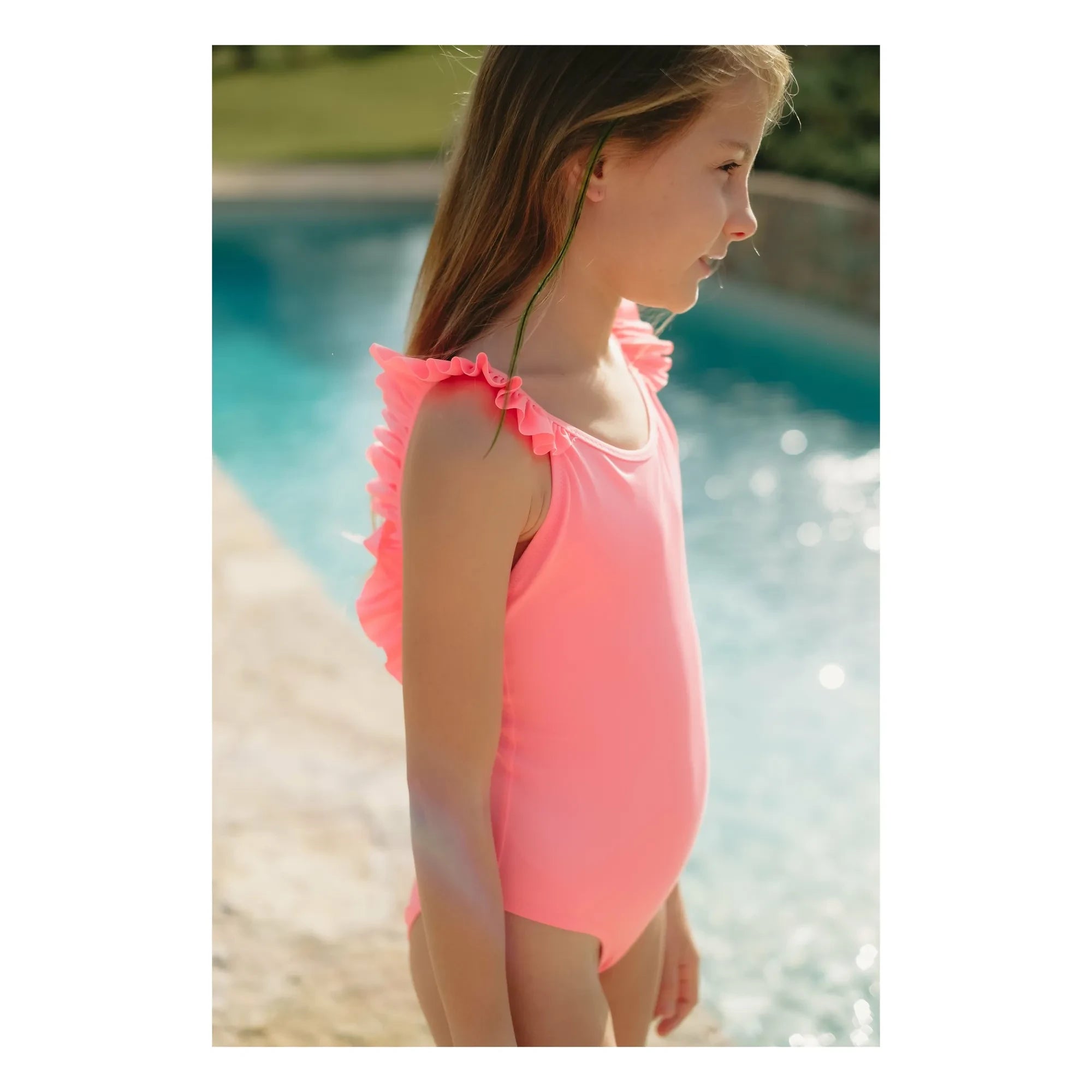 Lison Paris - 1 Piece Swimsuit Anti-UV Recycled Fibers | Coral