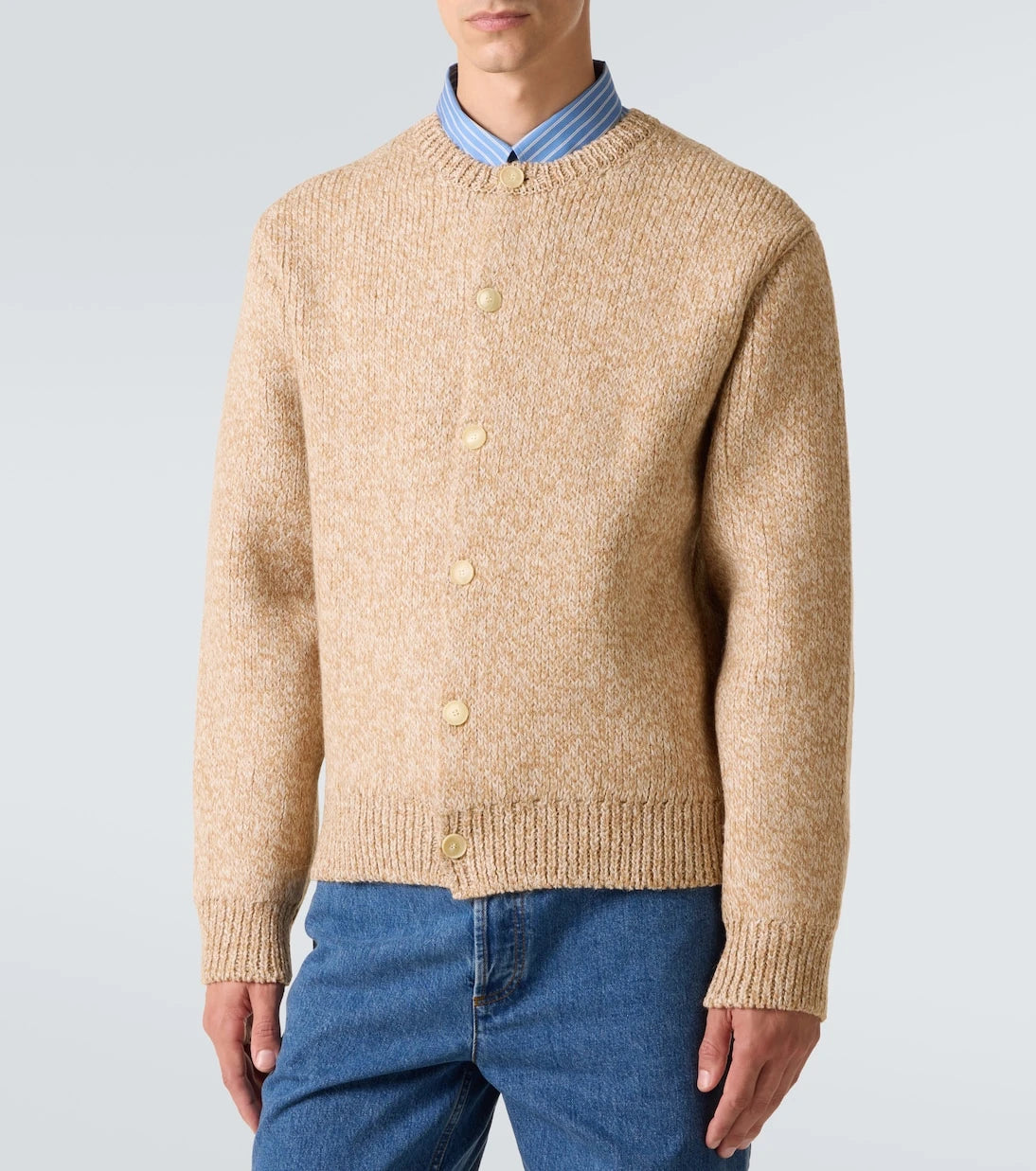 Auralee - Wool and alpaca-blend cardigan