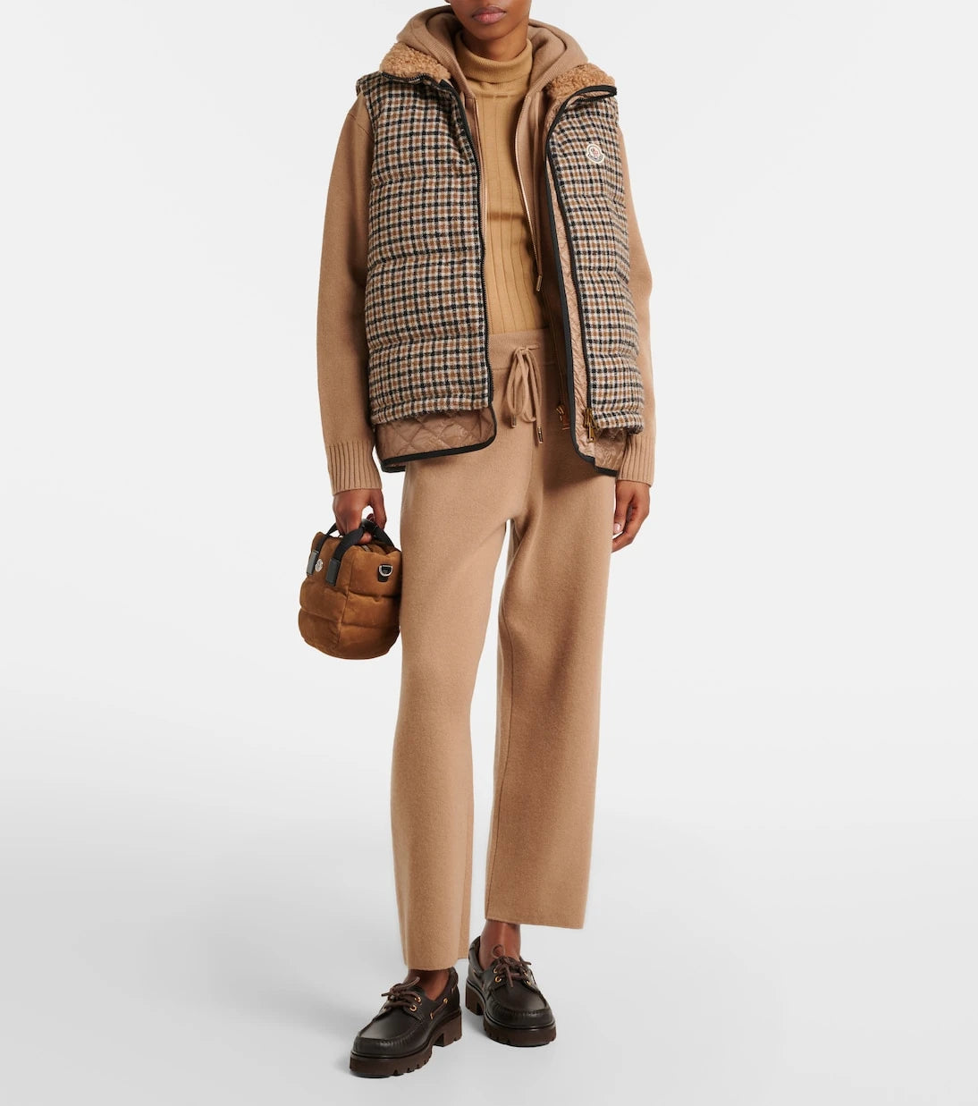Moncler - Wool and cashmere zip-up cardigan