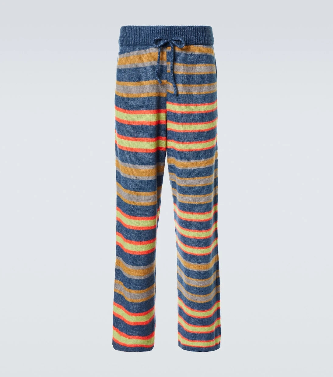 The Elder Statesman - Leo striped cashmere and cotton pants