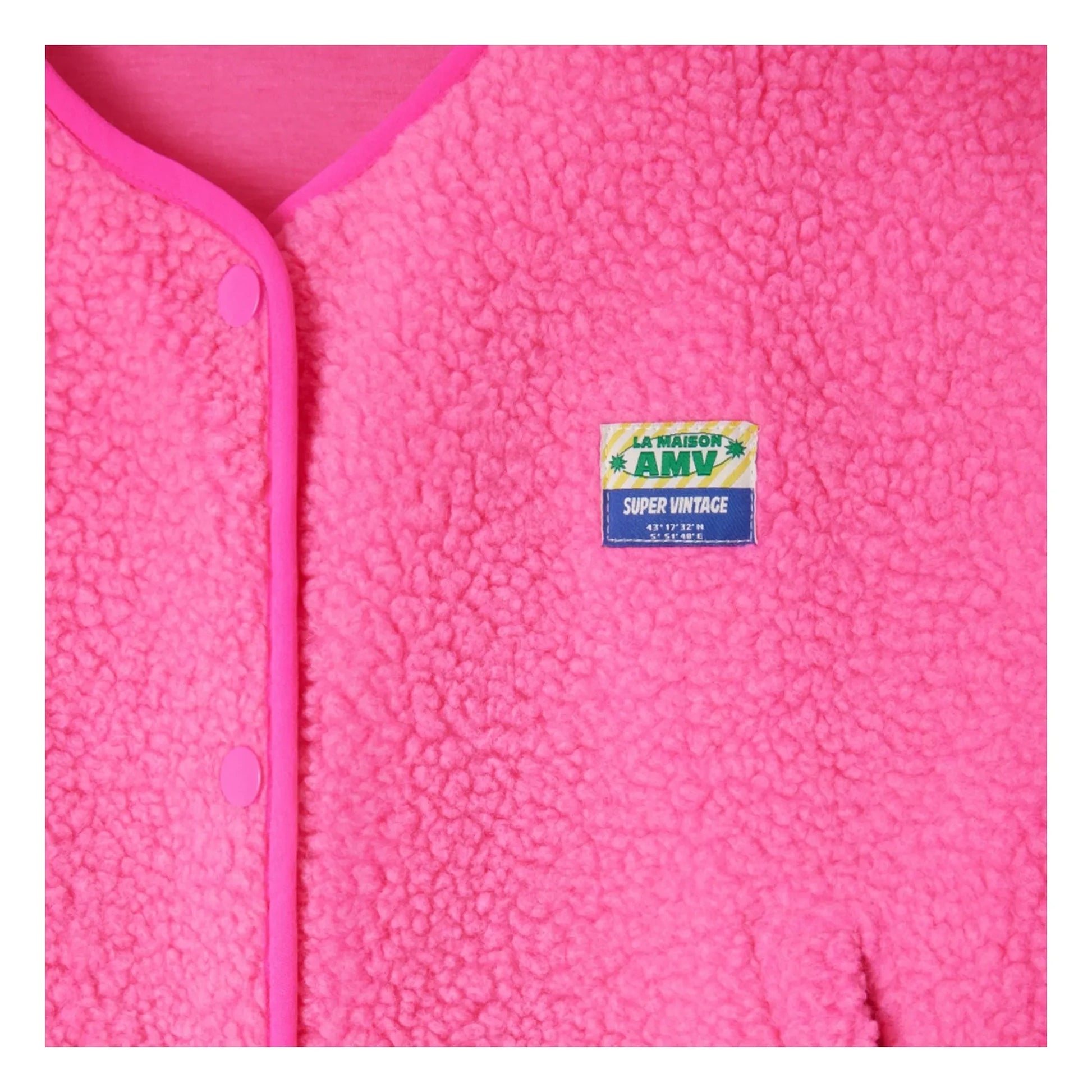 American Vintage - Hoktown Sleeveless Jacket | Fluorescent pink