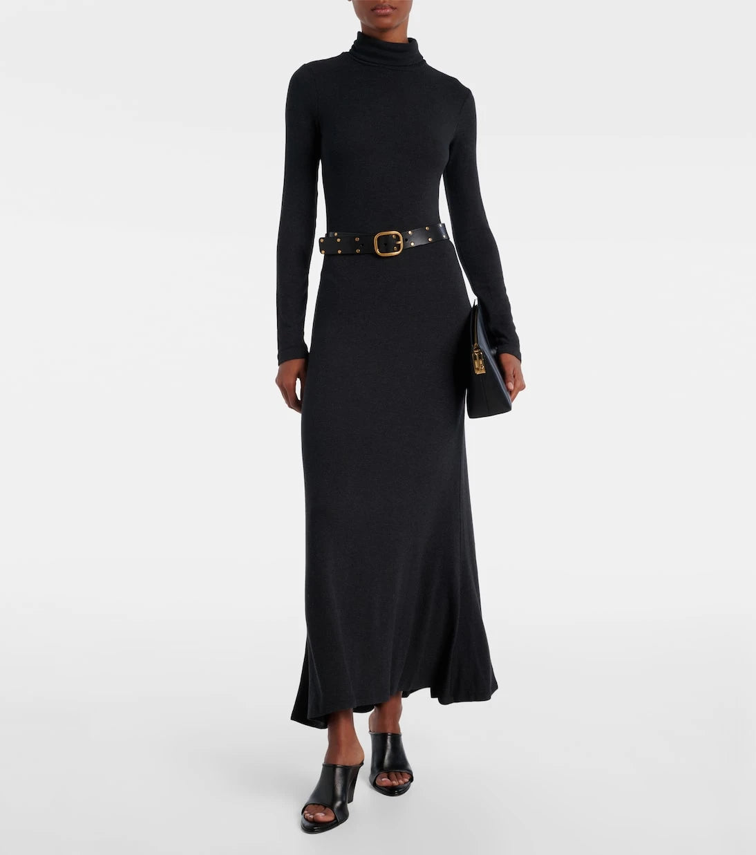 Staud - Vanya turtleneck jersey maxi dress