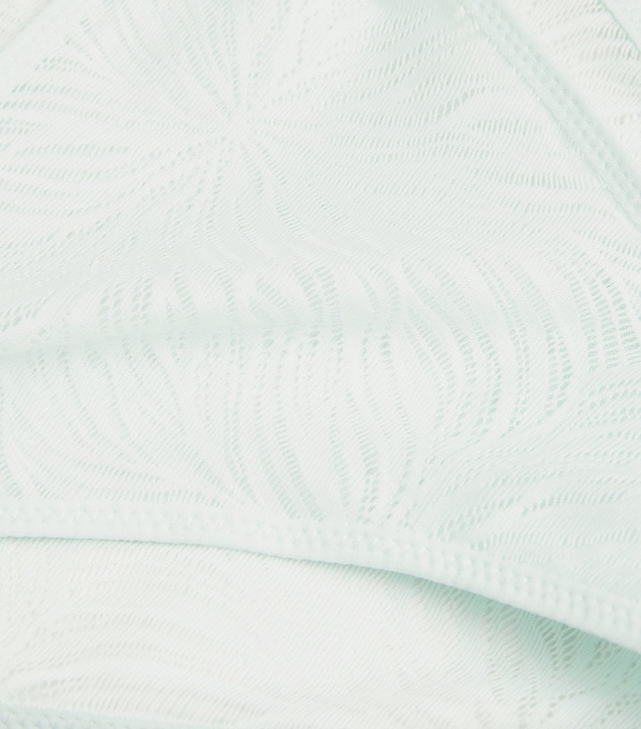 Calvin Klein Blue Sheer Marquisette Thong