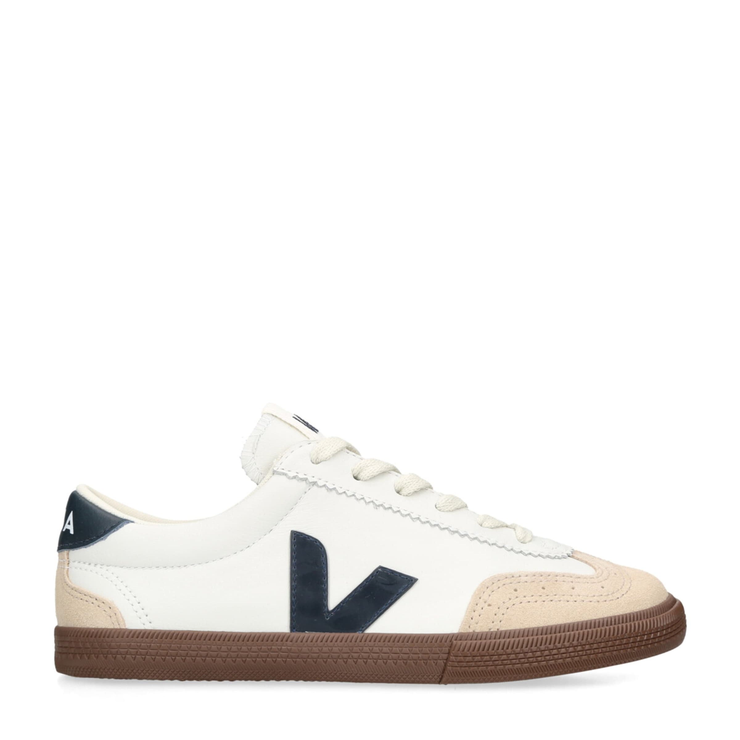 Veja White Leather Volley Sneakers