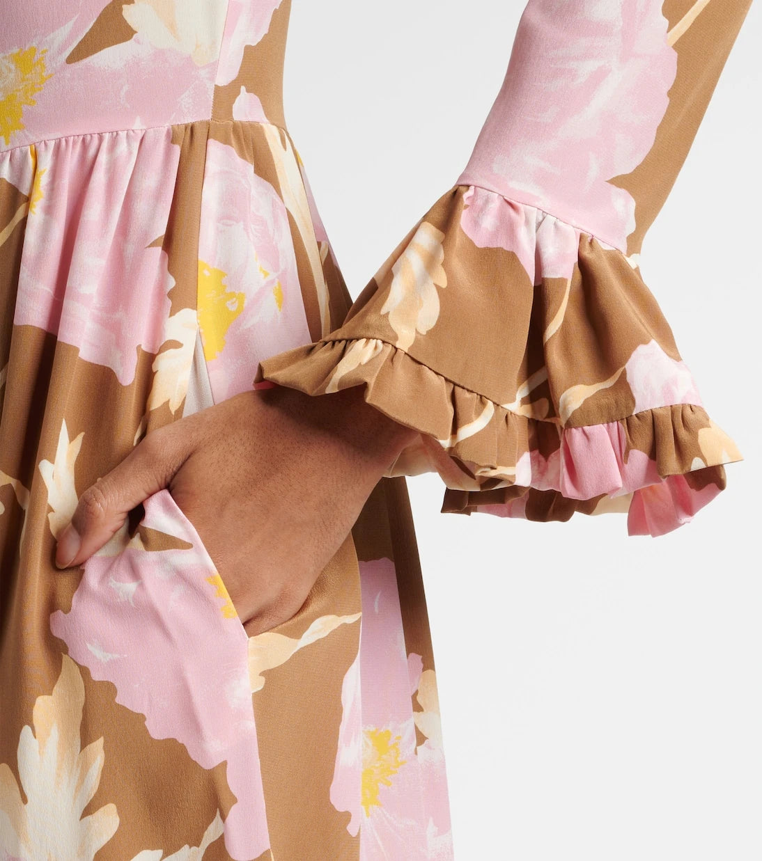 La DoubleJ - Visconti silk crêpe de chine maxi dress