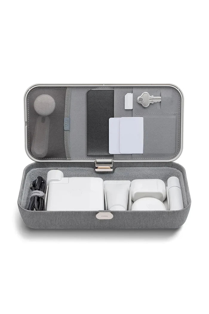 Kablosuz şarj fonksiyonlu taşınabilir ofis düzenleyici Orbitkey Nest v2 24 x 12 x 5 cm