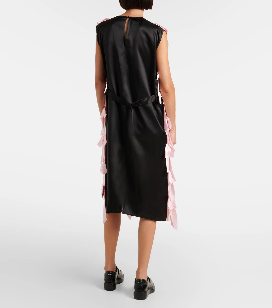 Prada - Ribbon midi dress