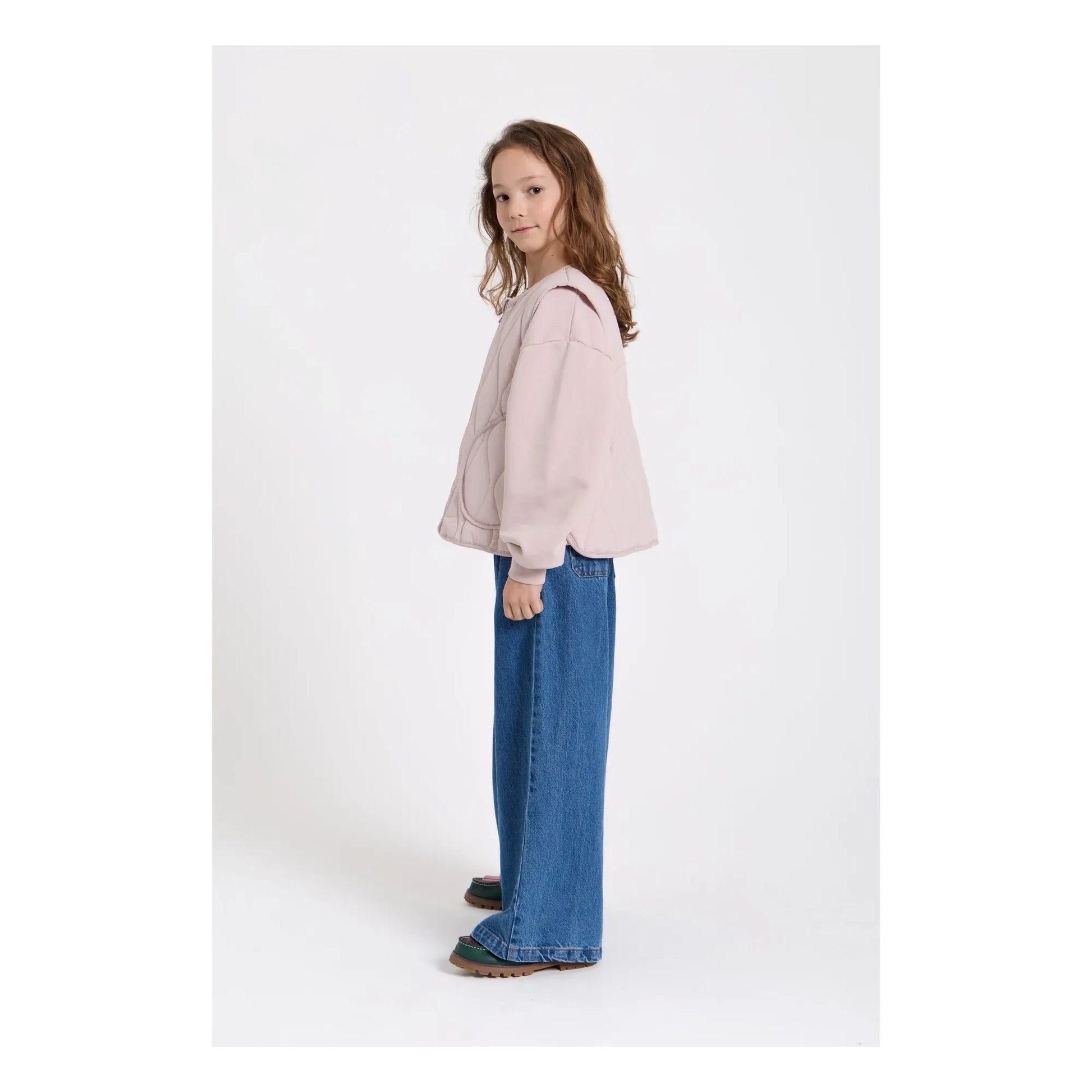 Smallable Kid - Jean Large Paloma | Denim blue
