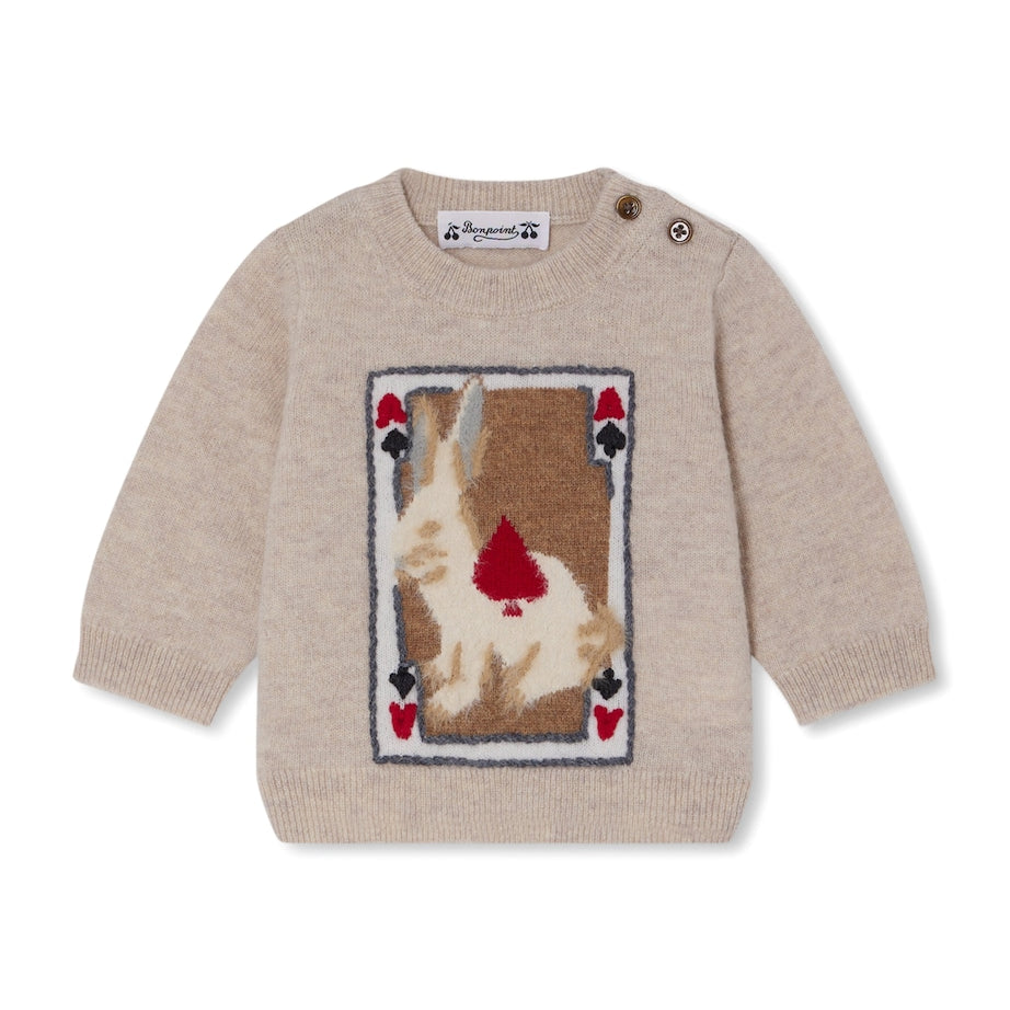 Jacquard Almire Rabbit Sweater (6-18 Months)