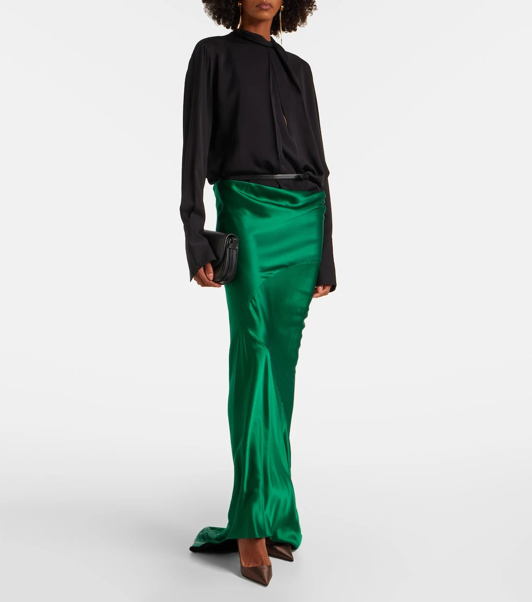 Tom Ford - Draped silk satin blouse