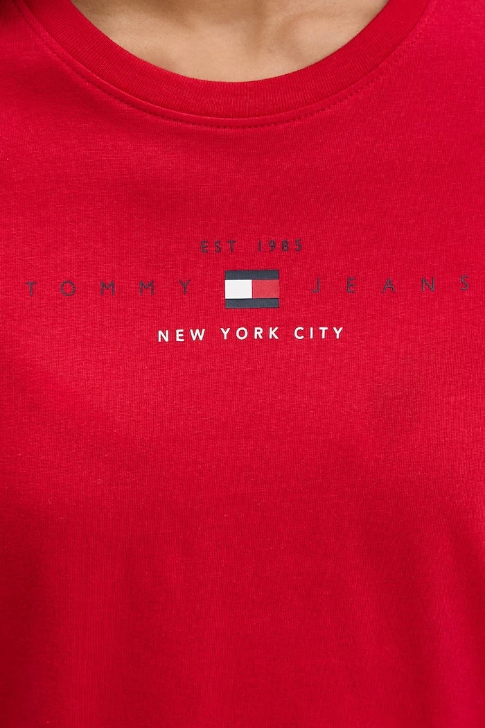 Tommy Jeans тениска дамска с памук