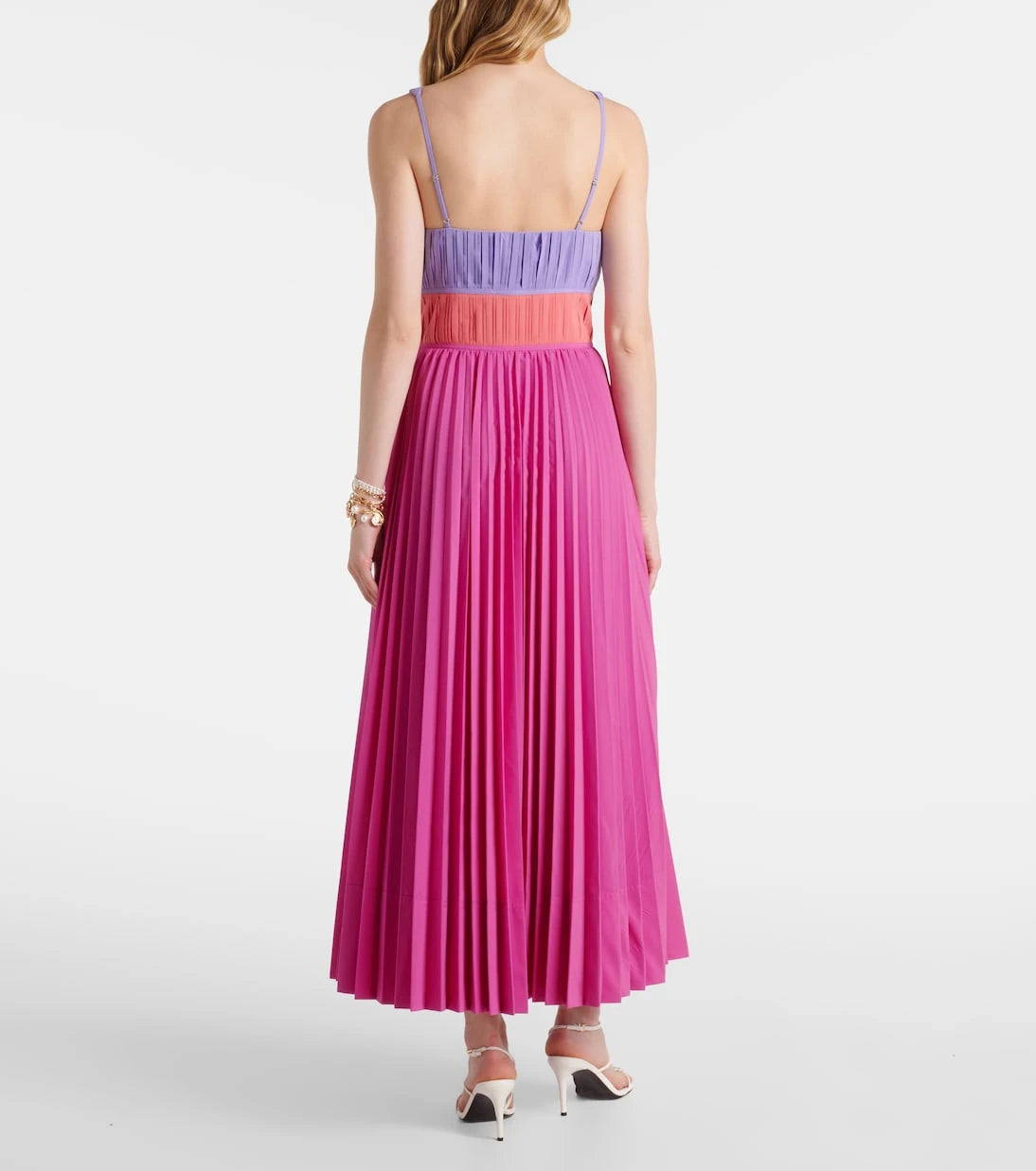 Simkhai - Stephanie pleated poplin midi dress